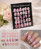 Elevate your nail art with stunning acrylic flowers that bring dimension and elegance to every manicure.