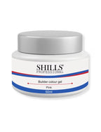 Shills Professional Builder Gel – Hard UV LED Extension Gel for Nail Extensions & Overlay | White, Pink, Nude, Peach, Clear | Thick Self-Leveling Nail Builder Gel (Clear, 30ml)