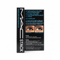 MAC Stack mascara in a black box with blue and white text, showing before-and-after eye imagery on the front. The MAC logo is visible on the side of the box.