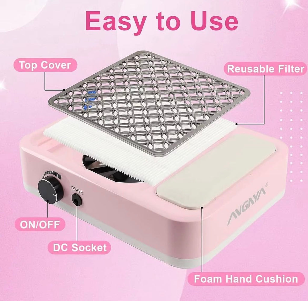 The Mynk Nail Dust Collector.