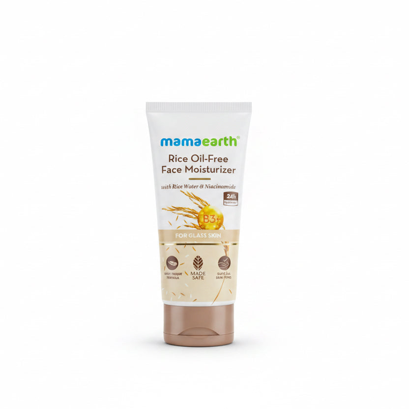 Mamaearth Rice Oil-Free Face Moisturizer 80g.