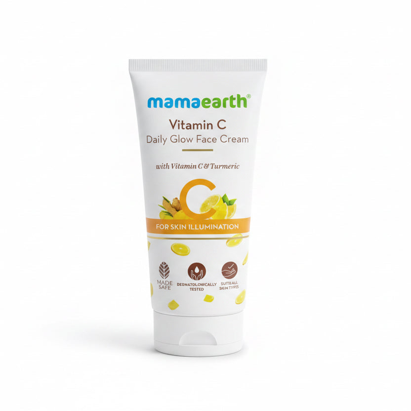 Mamaearth Vitamin C Daily Glow Face Cream.