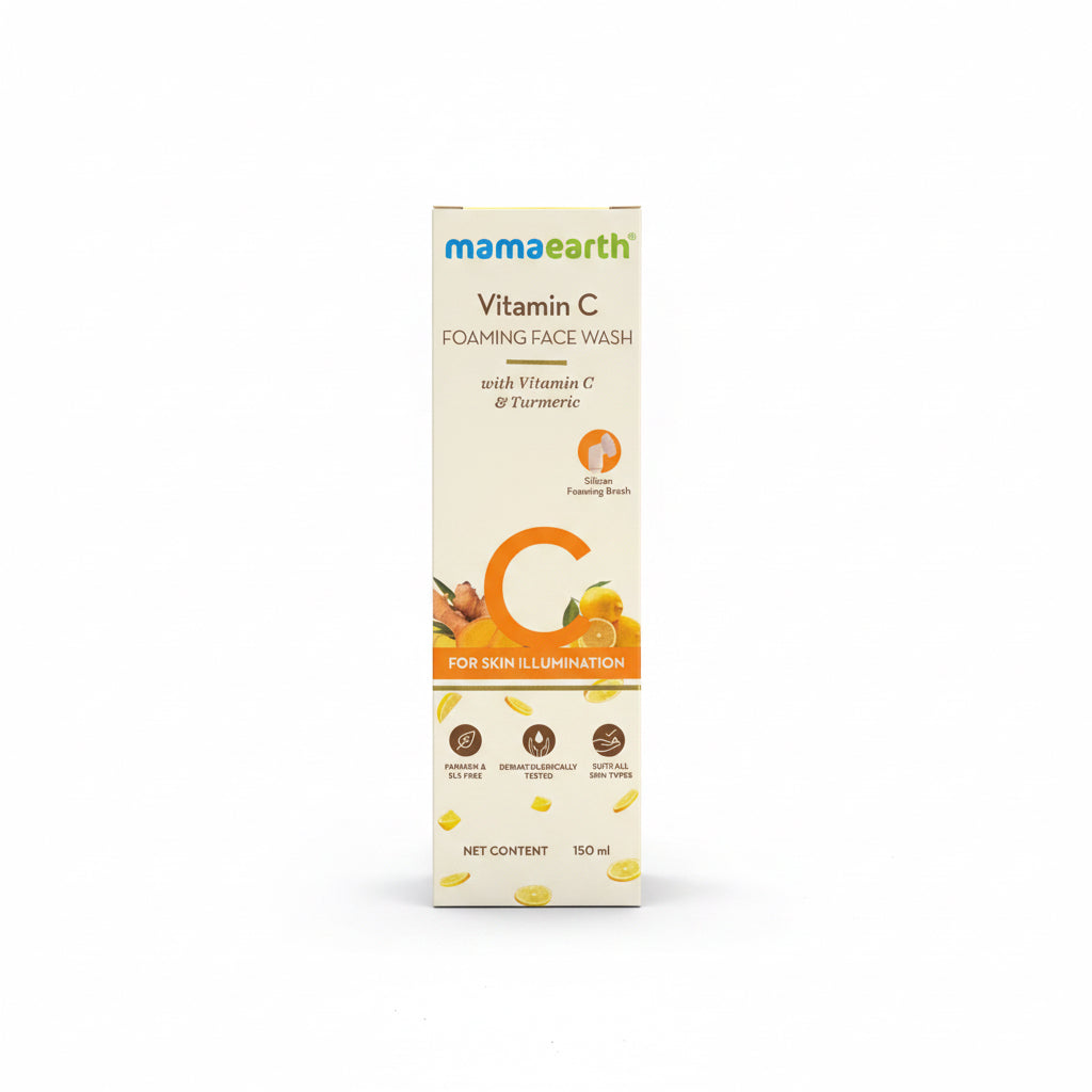 Mamaearth Vitamin C Foaming Face Wash 150ml.