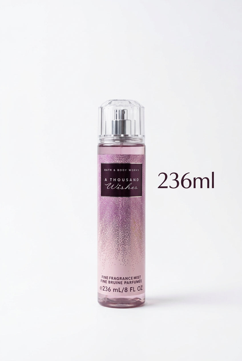 BATH & BODY WORKS A THOUSAND WISHES FINE FRAGRANCE MIST.