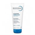 A tube of BIODERMA ATODERM CRÈME ULTRA moisturizing cream, placed on top of a receipt sheet on a counter.