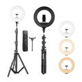 DIGITEK  Ring Light with Adjustable Stand for Content Creation.