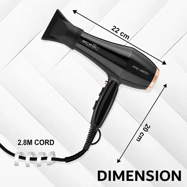 Ikonic hair dryer pro 2800 wt+
