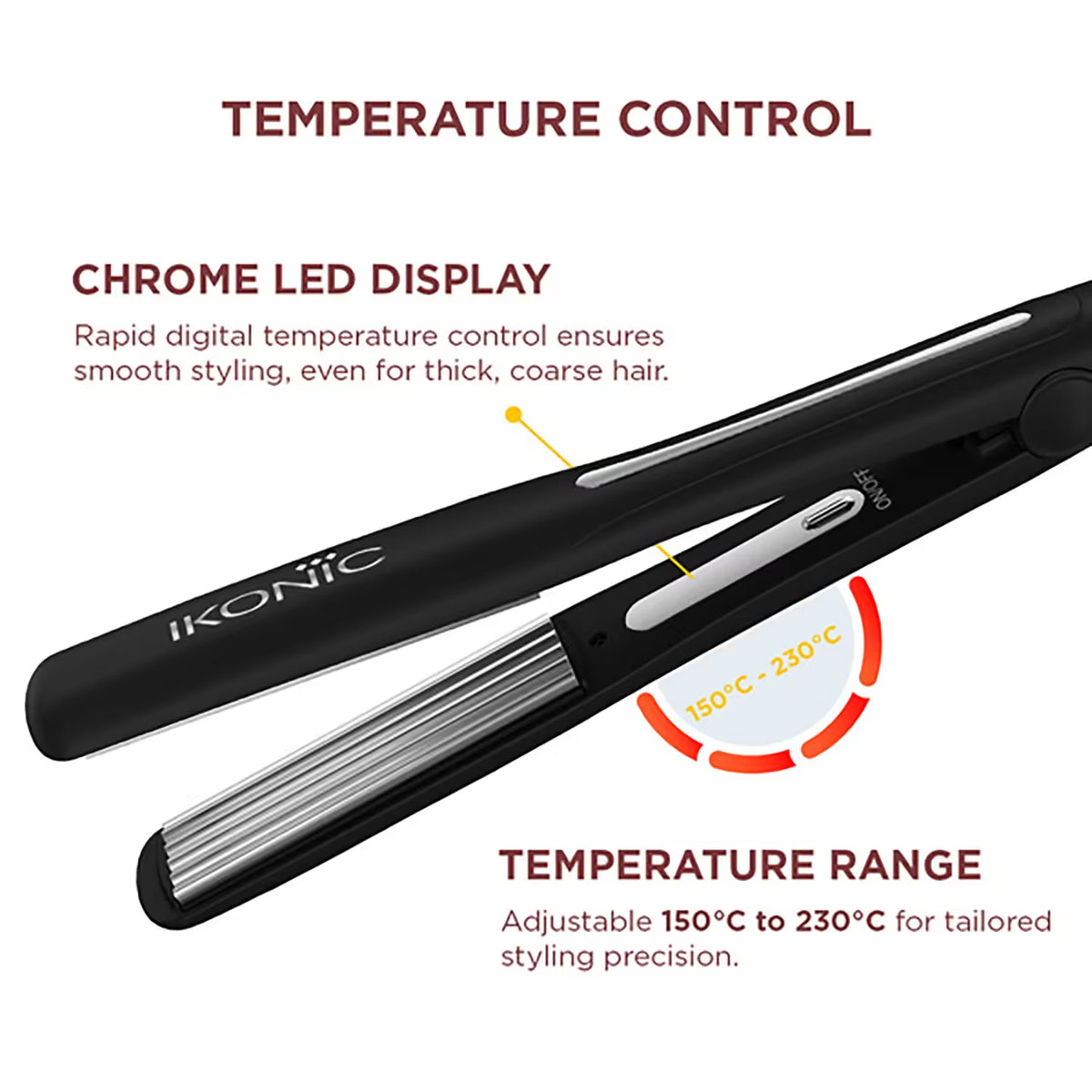 IKONIC SLIM CRIMPER — Professional Hair Styling Tool