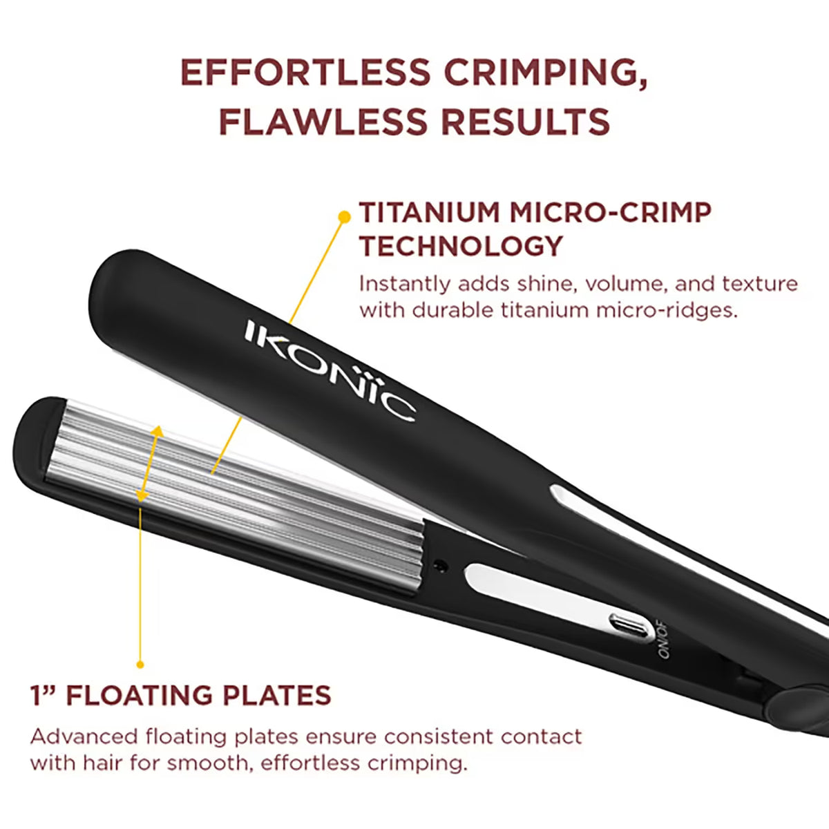 IKONIC SLIM CRIMPER — Professional Hair Styling Tool