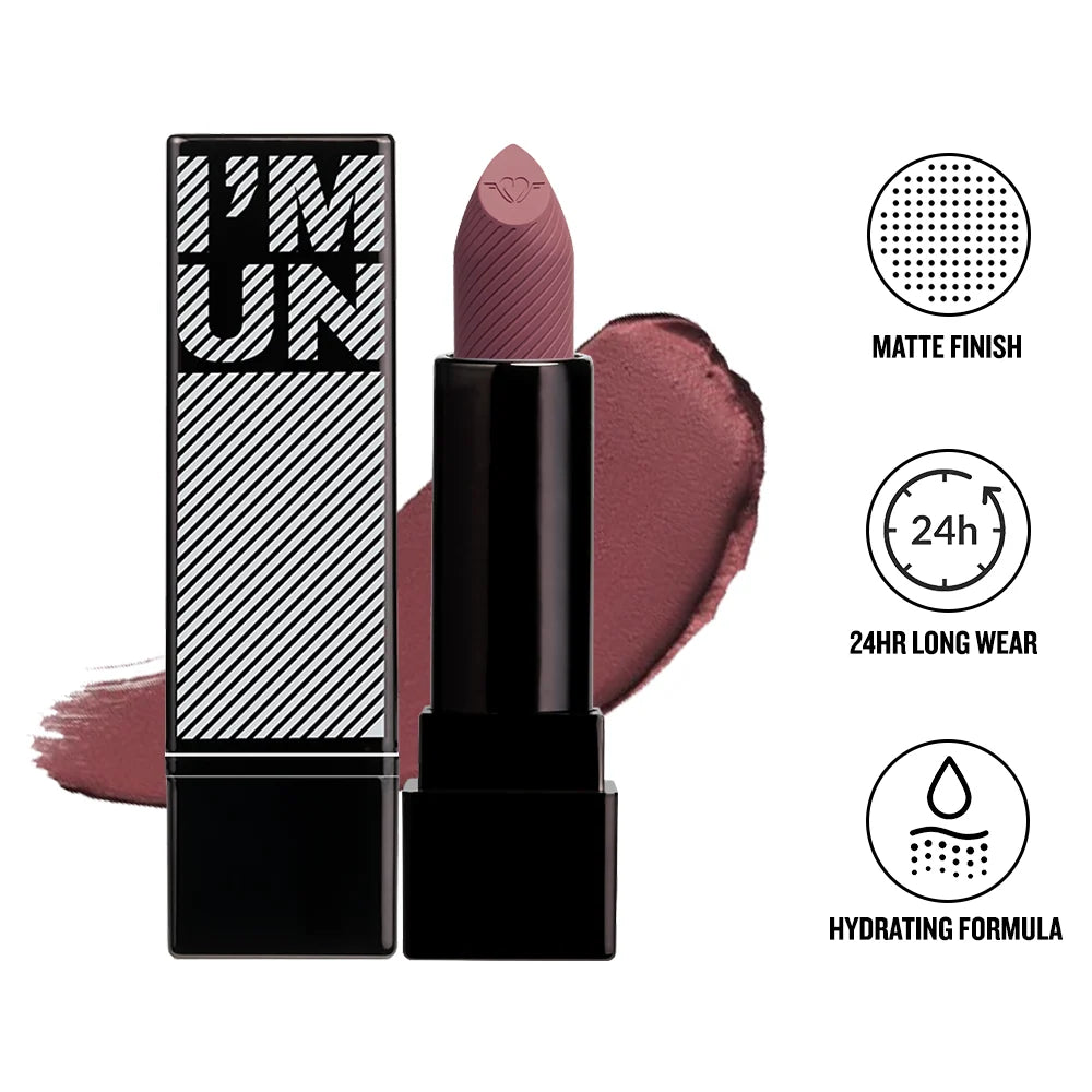 Daily Life Forever52 I'M Unlimited Lipstick | Long-Lasting Waterproof Matte Nude Lipstick| Vegan| Cruelty Free|