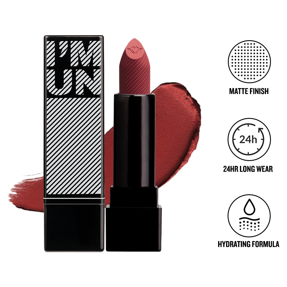 Daily Life Forever52 I'M Unlimited Lipstick | Long-Lasting Waterproof Matte Nude Lipstick| Vegan| Cruelty Free|