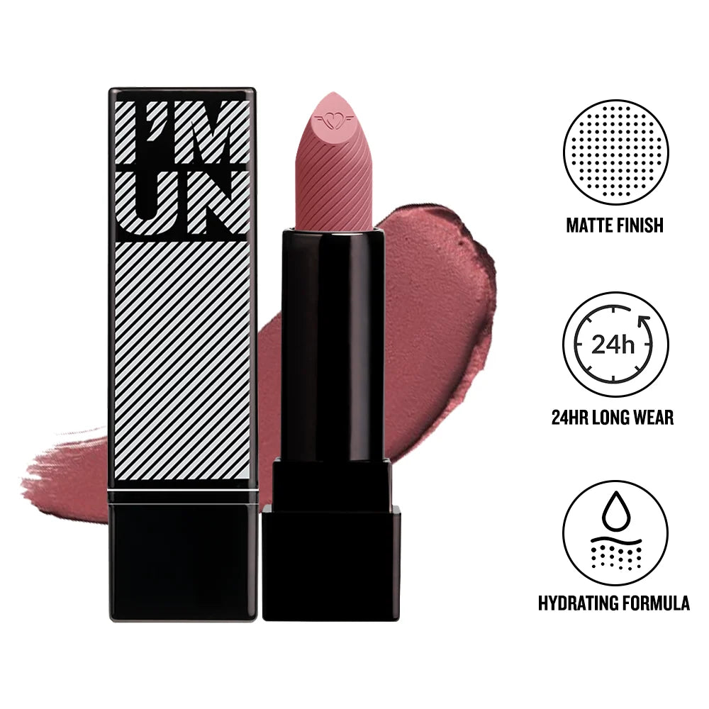 Daily Life Forever52 I'M Unlimited Lipstick | Long-Lasting Waterproof Matte Nude Lipstick| Vegan| Cruelty Free|