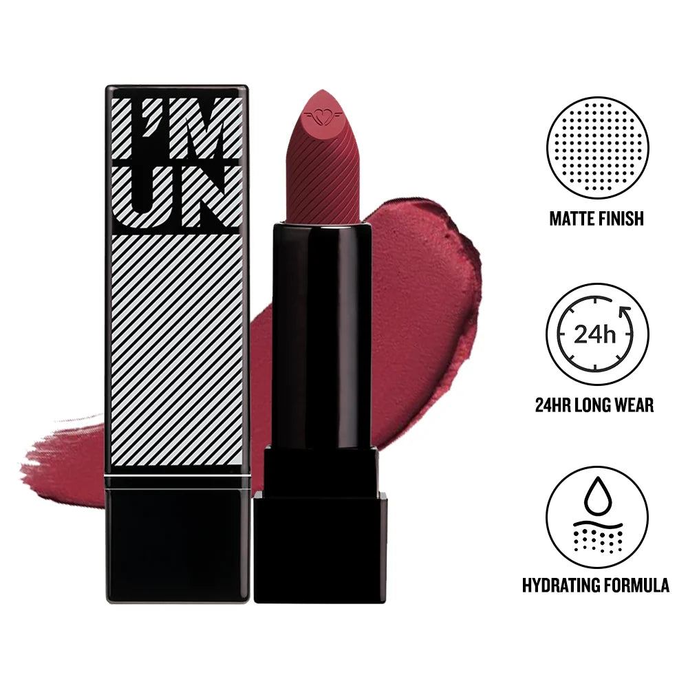Daily Life Forever52 I'M Unlimited Lipstick | Long-Lasting Waterproof Matte Nude Lipstick| Vegan| Cruelty Free|