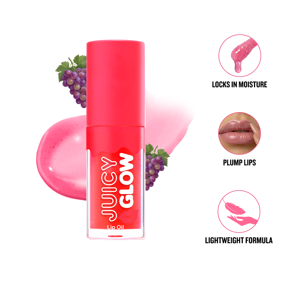 Daily Life Forever52 Juicy Glow Lip Oil – Hydrating Tinted Lip Gloss, Plumping & Nourishing Formula | Non-Sticky, High Shine Gloss | Sheer Juicy Tint for Soft Lips
