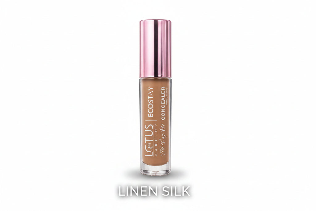 Lotus Make-up Ecostay All Day Fix Concealer Covers Dark Circles & Blemishes | Lightweight, Blendable, Long Lasting | 100% Vegan