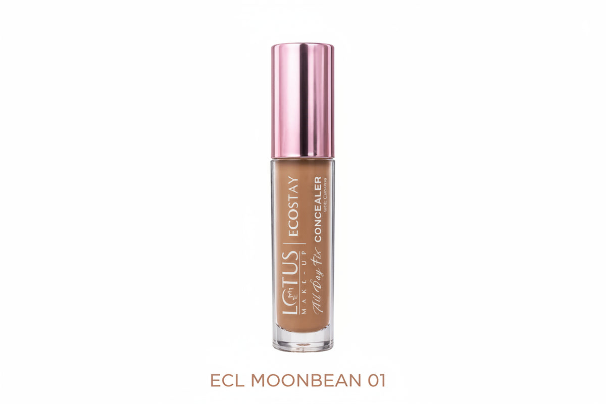 Lotus Make-up Ecostay All Day Fix Concealer Covers Dark Circles & Blemishes | Lightweight, Blendable, Long Lasting | 100% Vegan