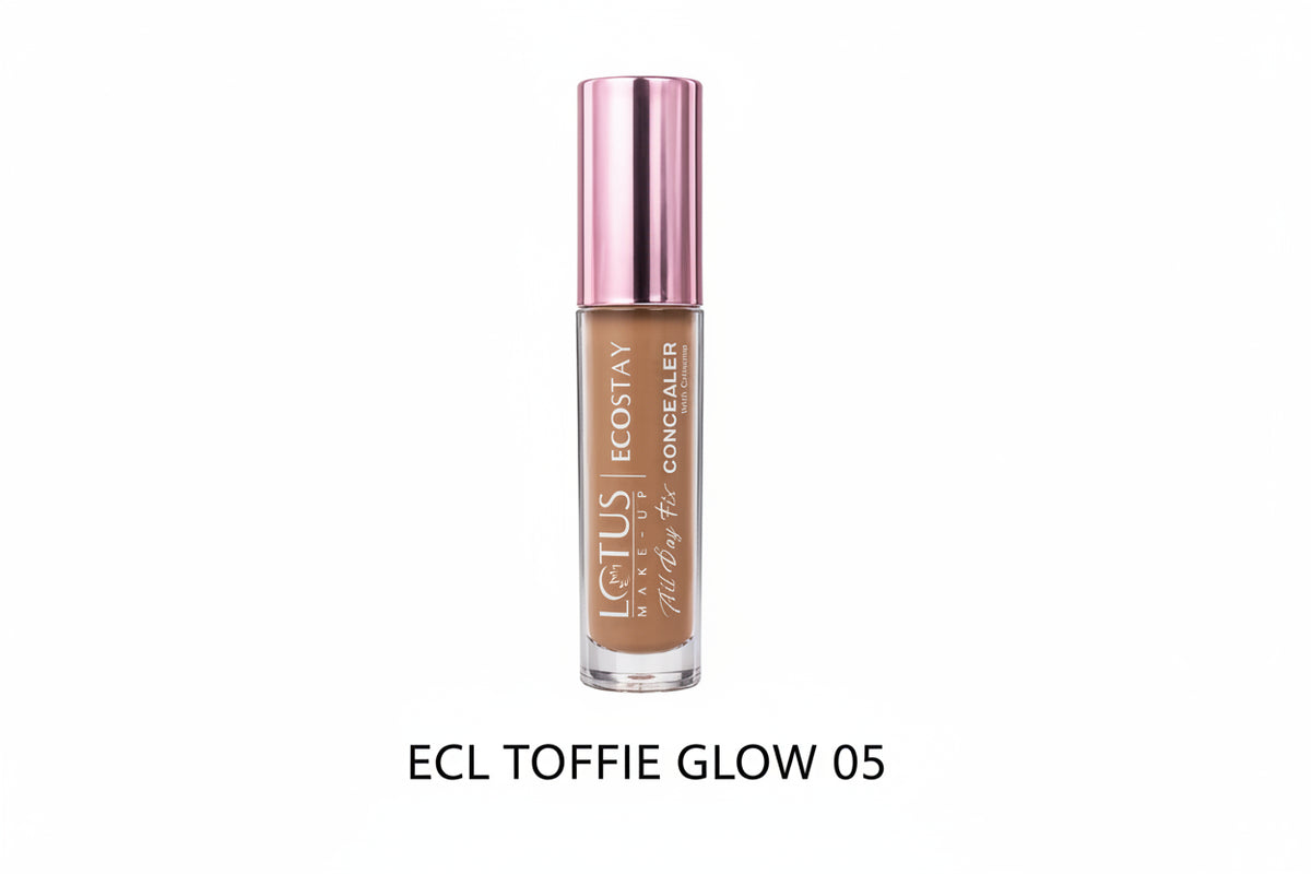 Lotus Make-up Ecostay All Day Fix Concealer Covers Dark Circles & Blemishes | Lightweight, Blendable, Long Lasting | 100% Vegan