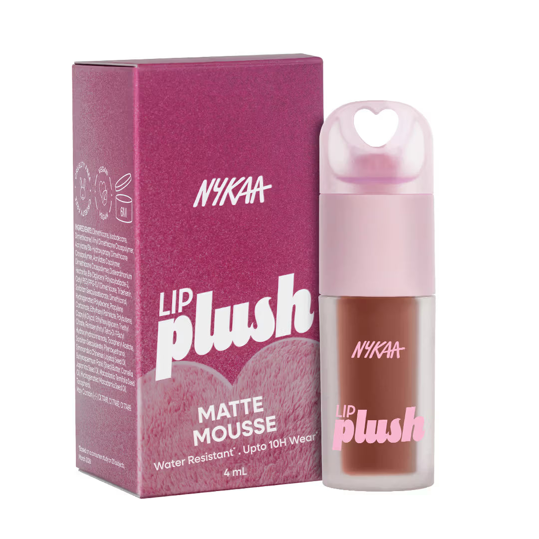 Nykaa Lip Plush Velvet Matte Blurring Long Stay Liquid Lipstick-