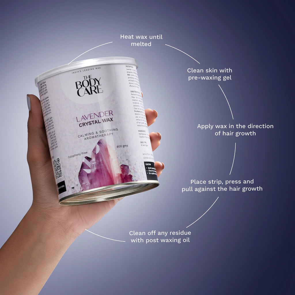 The Body Care Lavender Crystal Wax.