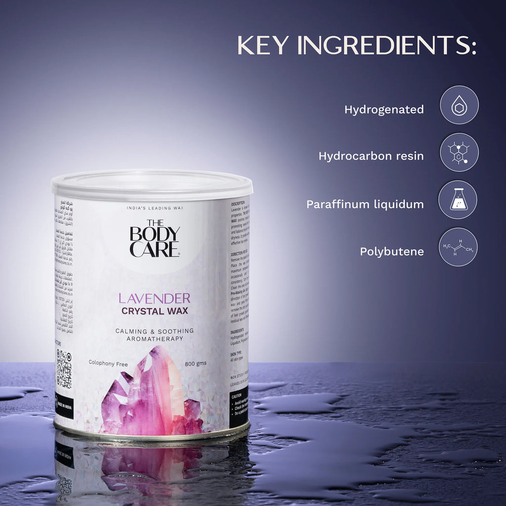 The Body Care Lavender Crystal Wax.