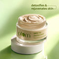PLUM GREEN TEA CLEAR FACE MASK | HELPS DETOXIFY & REJUVENATE SKIN FORE OILY, ACNE-PRONE SKIN 60g 2.12 oz