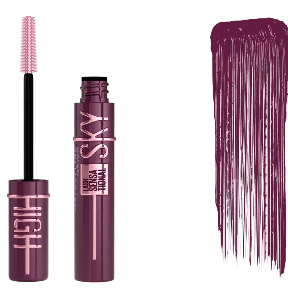 Maybelline New York Lash Sensational Sky High Mascara, Lengthening and Volumizing Mascara With Bamboo Extract & Fibres, Ophthalmologist tested and Waterproof | 6ml