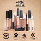 Nykaa Matte To Last Full Coverage Liquid Concealer -(4.5g)