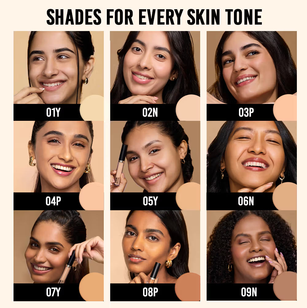 Nykaa Matte To Last Full Coverage Liquid Concealer -(4.5g)