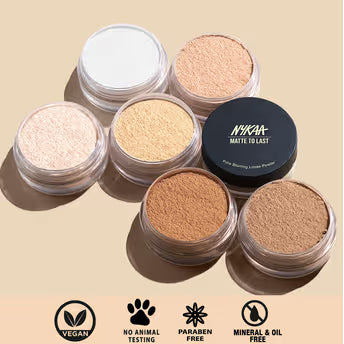 Nykaa Matte to Last Oil Control Loose Setting Powder - Bake, Blur & Set! -