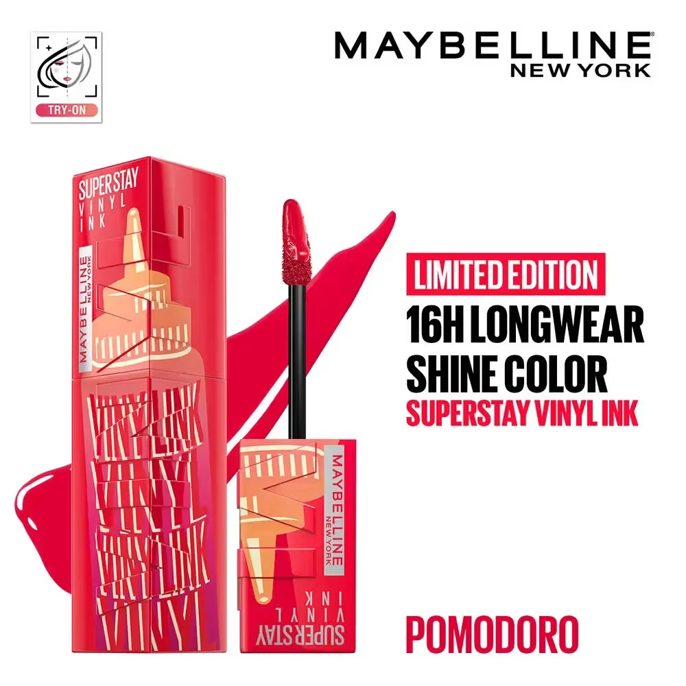Maybelline Superstay Vinyl Ink Liquid Lipstick, Awestruck | High Shine That Lasts for 16 HRs