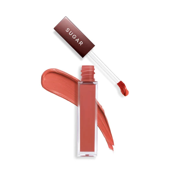SUGAR Cosmetics Mettle Matte Liquid Lipstick For Women | Highly Pigmented | Transferproof & Long Lasting |7Ml
