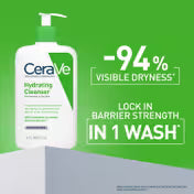 CeraVe Hydrating Cleanser Non-Foaming Face Wash for Dry Skin (473 ml)