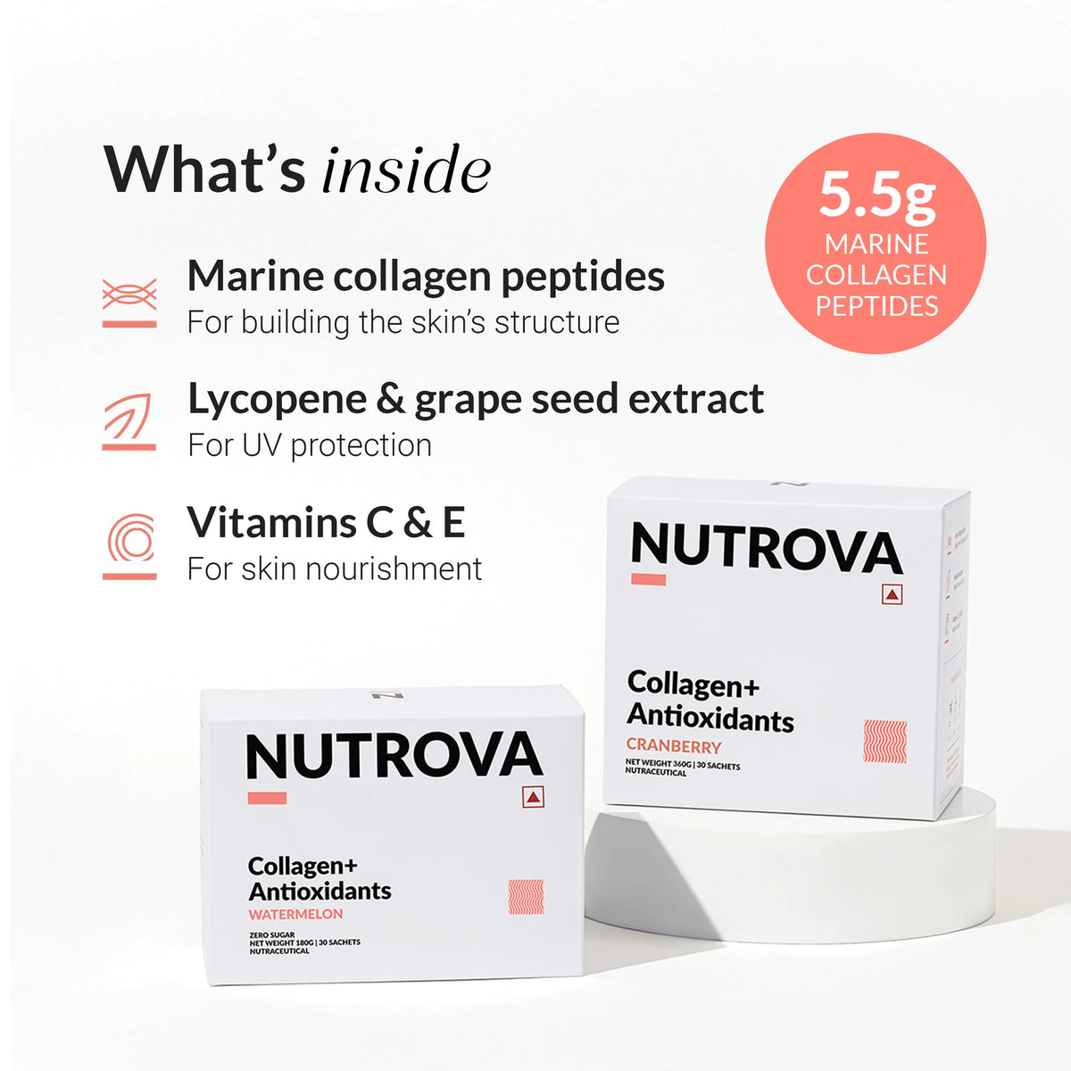Nutrova Collagen + Antioxidants For healthier skin