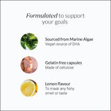 Nutrova Complete Omega 3 A 100% vegan source of DHA