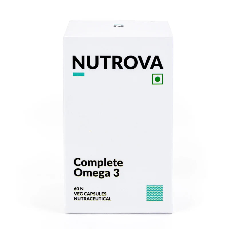 Nutrova Complete Omega 3 A 100% vegan source of DHA