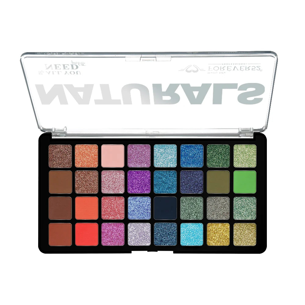 Daily Life Forever52 Naturals The All You Need 32 Shades Eyeshadow Palette| Highly Pigmented and Blendable | Multicolor | Matte and Shimmer Finish (48g) (Sunset Dream-02, 48g)