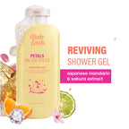 PLUM BODY LOVIN PETALS ON THE ROCKS SHOWER GEL | SAKURA EXTRACT | FRUIT ENNZYMES | JAPANESE MANDARIN 250ml 8.45 fi. oz.