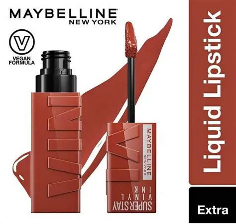 Maybelline Superstay Vinyl Ink Liquid Lipstick, Awestruck | High Shine That Lasts for 16 HRs