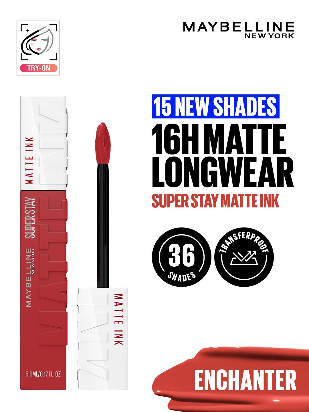 Maybelline New York Superstay Matte Ink Liquid Lipstick - 16H Longwear Matte | Entrepreneur, 5ml