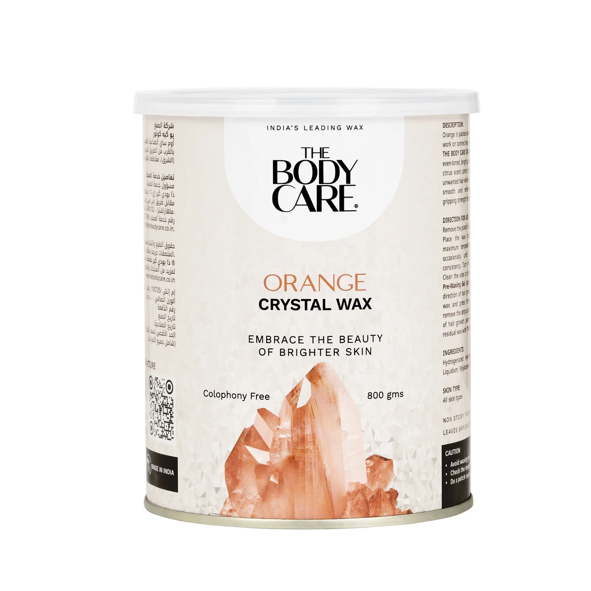 The Body Care Orange Crystal Wax
