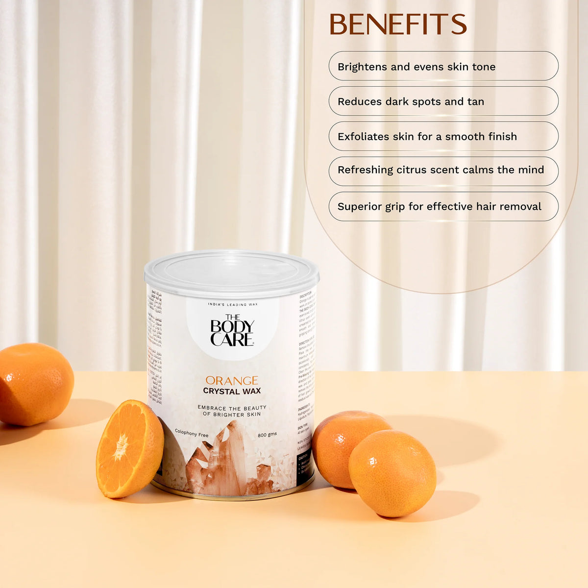 The Body Care Orange Crystal Wax