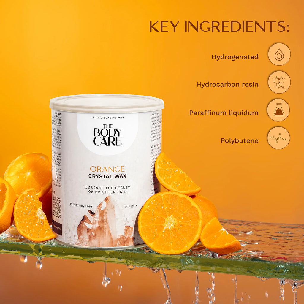 The Body Care Orange Crystal Wax