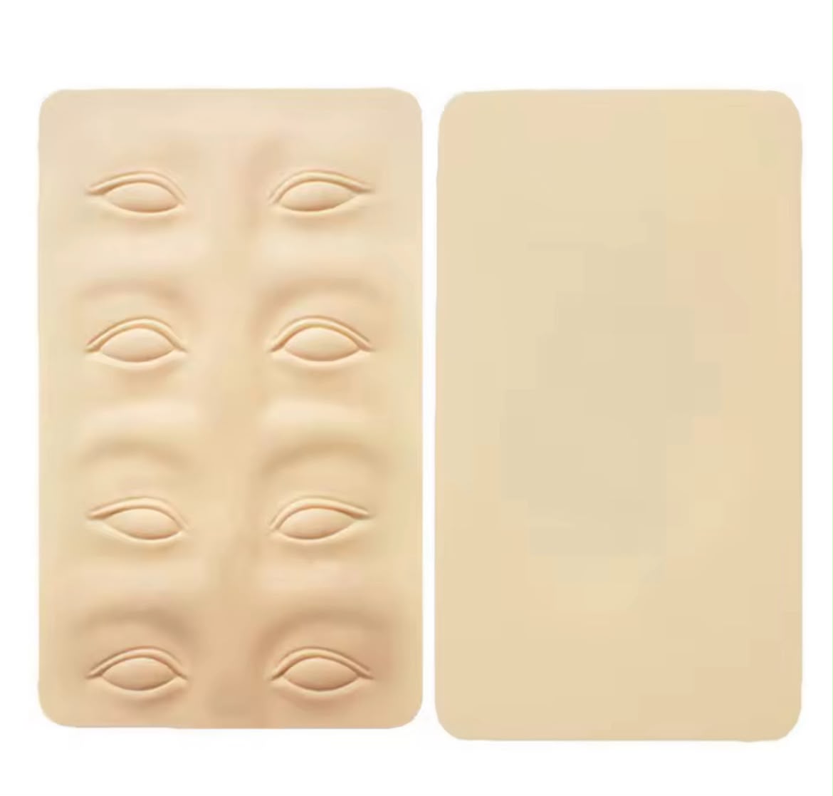 Silicone practice sheet for PMU