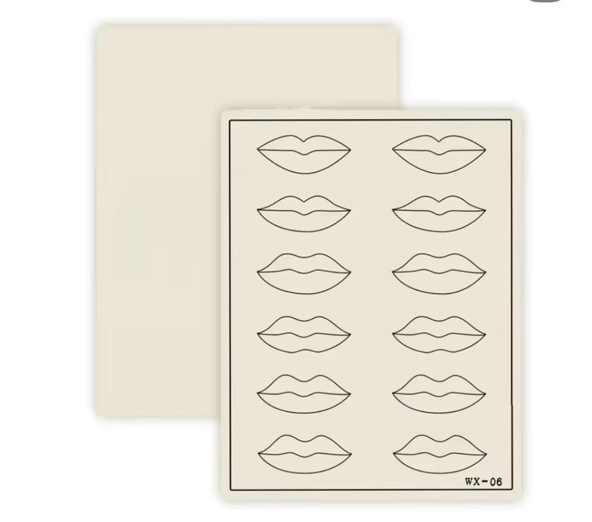 Practice sheet for PMU (Permanent Makeup)