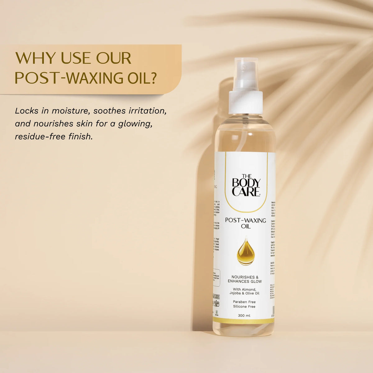 The Body Care Post Waxing Oil