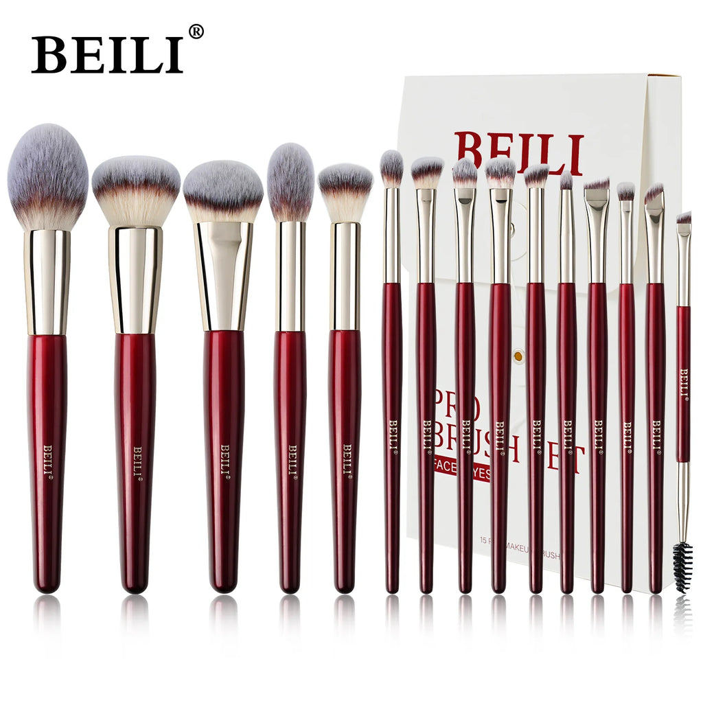 BEILI PRO BRUSH SET Essentials Collection. This 15-piece