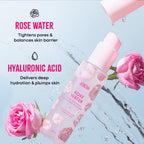 Nykaa Skin Rose Water Toner Mist with Hyaluronic Acid for Intense Hydration & Skin Barrier Repair (100ml)