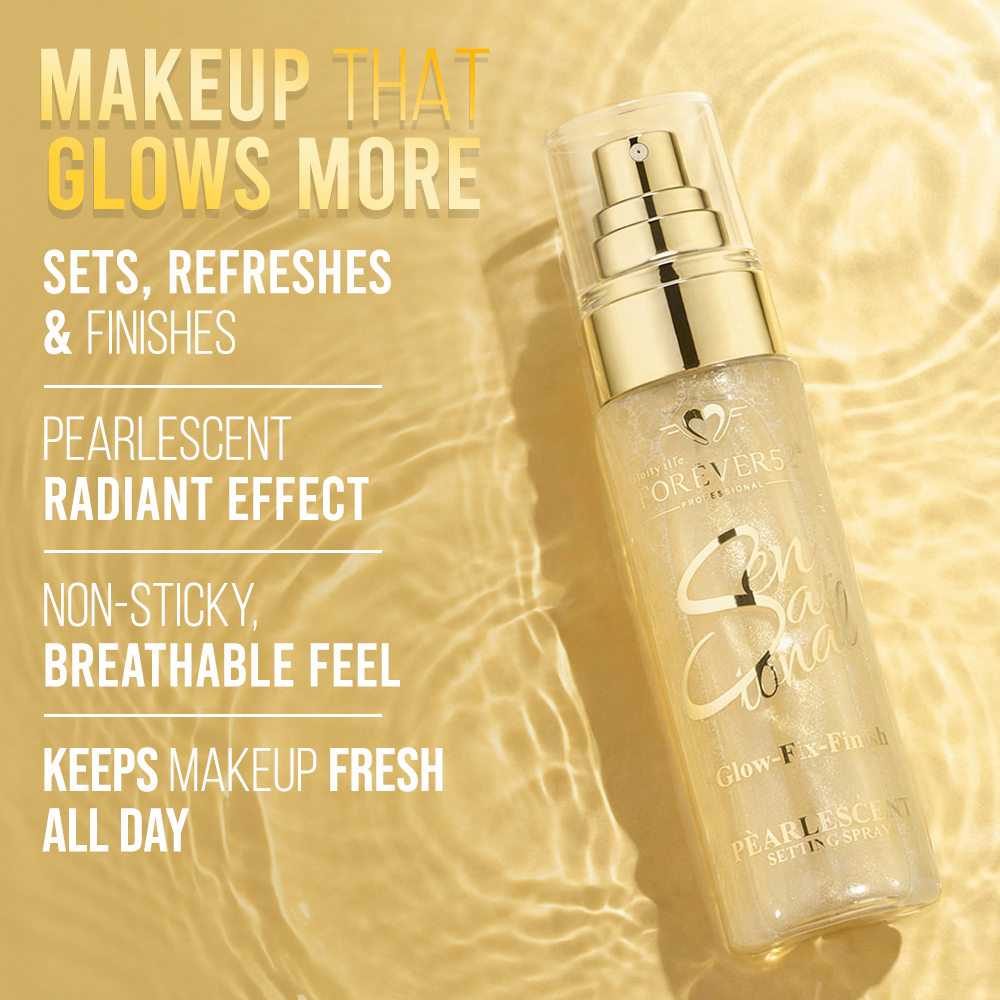 Daily Life Forever52 Sensational Glow Fix Finish Pearlescent Setting Spray.