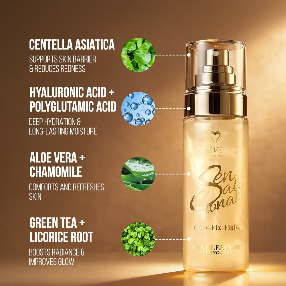 Daily Life Forever52 Sensational Glow Fix Finish Pearlescent Setting Spray.