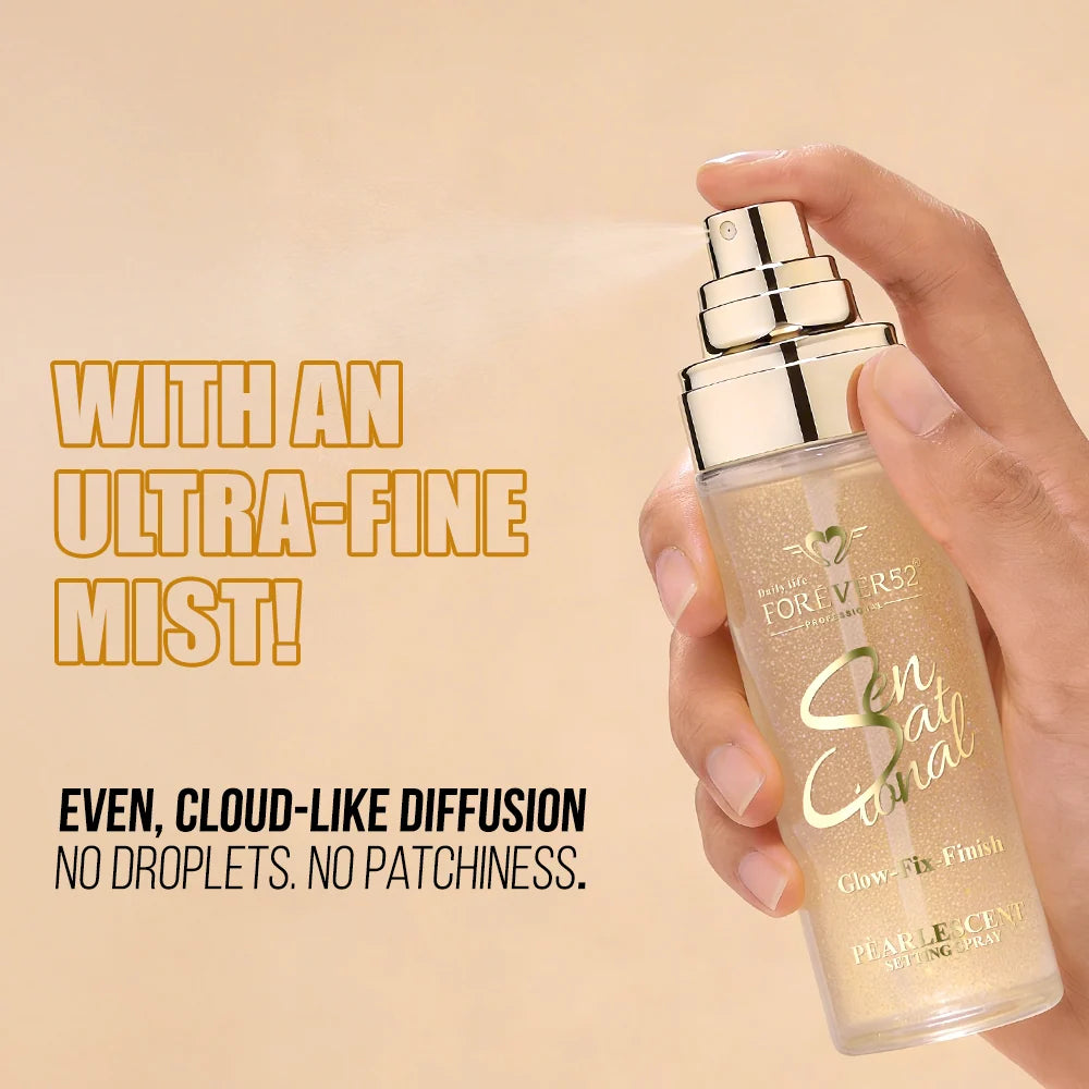 Daily Life Forever52 Sensational Glow Fix Finish Pearlescent Setting Spray.